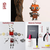 Handmade Wooden Steampunk Robot DIY Material Package